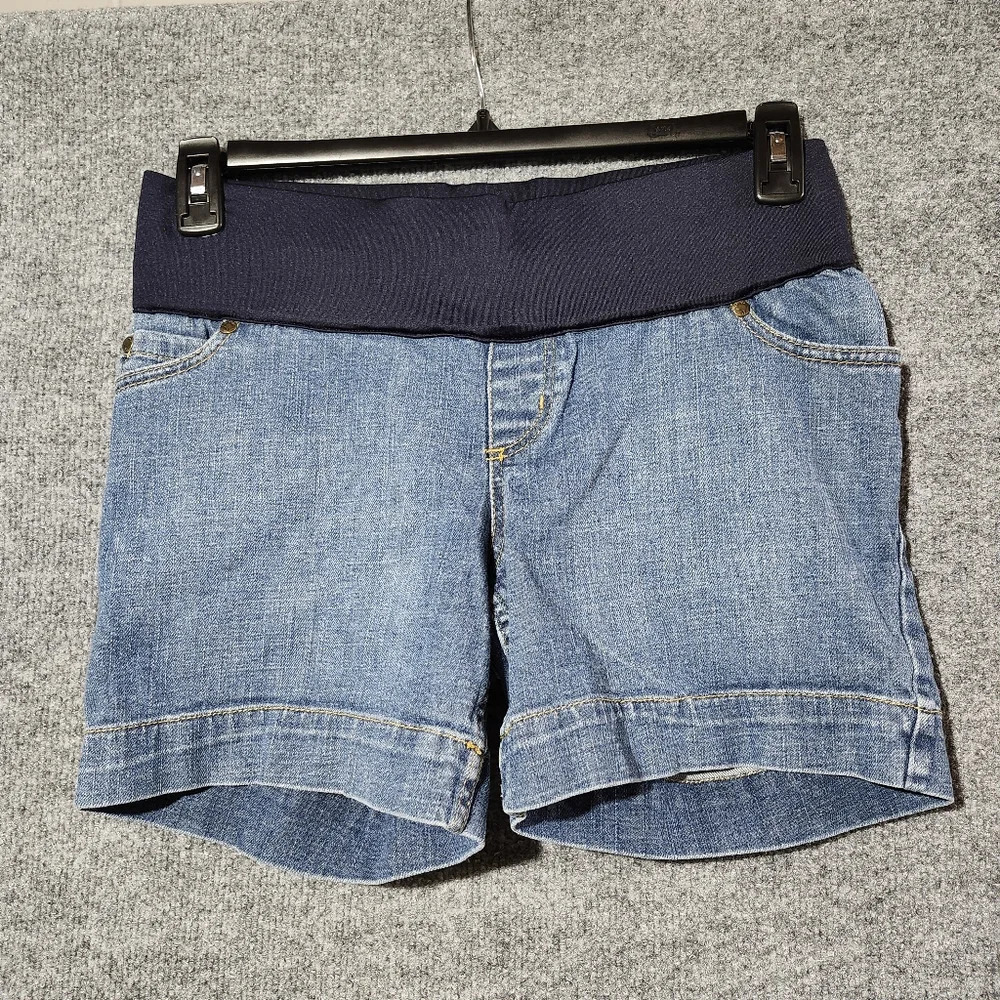 Liz Lange maternity women's shorts size XS blue
